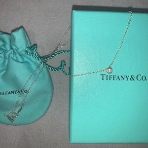 Tiffany Silver Aquamarine Necklace